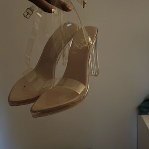 Very classy clear non point heels